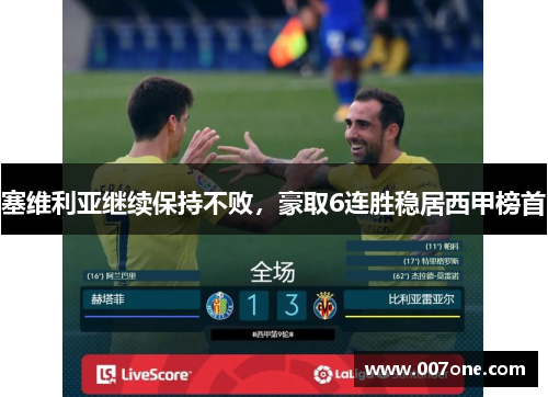 塞维利亚继续保持不败，豪取6连胜稳居西甲榜首